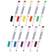 Маркеры для ткани 10 ЦВЕТОВ CENTROPEN "Textile Marker", круглый наконечник, 1,8 мм, 2739/10, 5 2739 1001