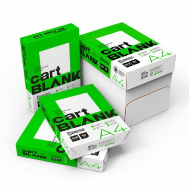 Бумага офисная А4, 80 г/м2, 500 л., марка С, CARTBLANK, Россия, 146% (CIE)
